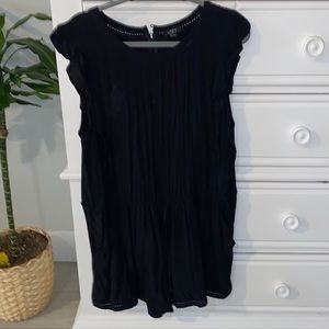 Loft all black romper